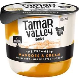 Tamar Valley Dairy Yoghurt Mango & Cream  170g