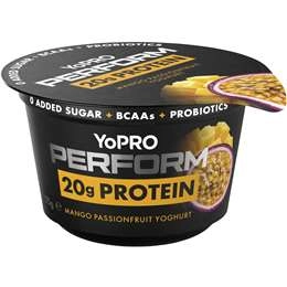 Yopro Perform High Protein Yoghurt Mango Passionfuit 175g