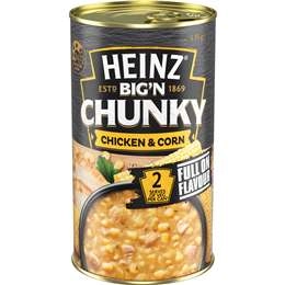 Heinz Big N Chunky Chicken & Corn Soup Tinned Ready Meals 535g