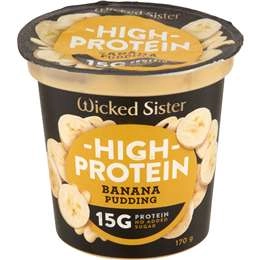 Wicked Sister High Protein Banana Pudding  170g