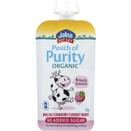 Jalna Pouch Of Purity Strawberry Yoghurt 100g