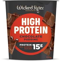 Wicked Sister High Protein Chocolate Pudding  170g