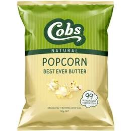 Cobs Natural Popcorn Best Ever Butter 90g