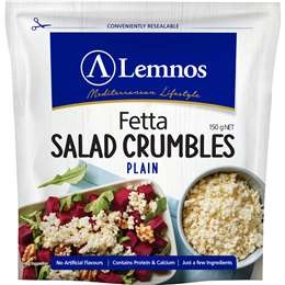 Lemnos Crumbled Fetta Pouch Traditional 150g