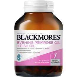 Blackmores Evening Primrose Oil + Fish Oil Capsules 100 Pack