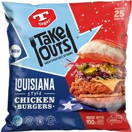 Tegel Take Outs Louisiana Style Burger 600g