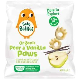 Baby Bellies Organic Pear & Vanilla Paws 12g