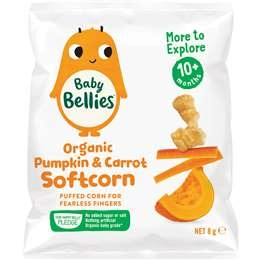 Little Bellies Organic Pumpkin & Carrot Softcorn 8g