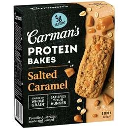 Carman's Protein Bake Salted Caramel 5 Pack