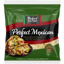 Perfect Italiano Grated Mexican Style Cheese  450g