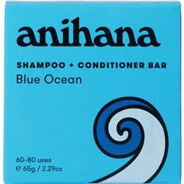 Anihana Shampoo & Conditioner Bar Blue Ocean 65g