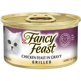 Fancy Feast Adult Classic Chicken Feast Gravy Grilled Wet Cat Food 85g