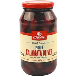 Sandhurst Olives Kalamata Pitted 500g