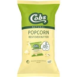 Cobs Natural Popcorn Best Ever Butter 5 Pack