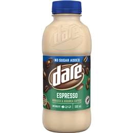 Dare No Added Sugar espresso Iced Coffee 500ml