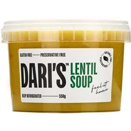 Dari's Lentil Soup  550g