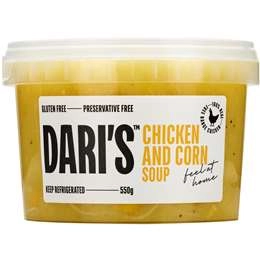 Dari's Chicken & Corn Soup  550g