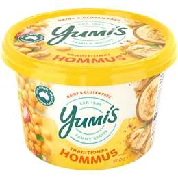 Yumi's Traditional Middle Eastern Hommus 500g