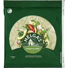 Helga's Wraps Spinach & Herb  7 Pack