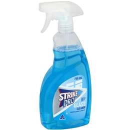 Strike Pro Glass Cleaner Spray Removes Grease & Grime 750ml