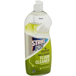 Strike Pro Floor Cleaner Citrus Antibacterial Multi Surface 750ml