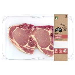 Woolworths Moisture Infused Pork Chops  400g