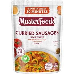 Masterfoods Curried Sausages Recipe Base 175g