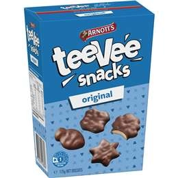 Arnott's Tee Vee Snacks Original Chocolate Biscuits 175g