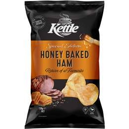 Kettle Special Edition Honey Baked Ham Chips 150g