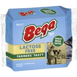 Bega Cheese Block Tasty Lactose Free 250g