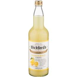 Bickford's Lemon Cordial 750ml