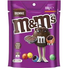 M&m's Milk Chocolate Brownie Share Bag 130g