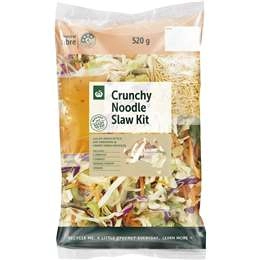 Woolworths Crunchy Noodle Coleslaw Kit Coleslaw Kit 520g