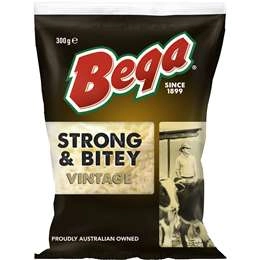 Bega Grated Cheese Strong & Bitey Vintage 300g