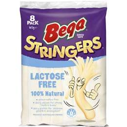 Bega Cheese Snack Stringers Lactose Free 160g