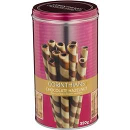 Corinthians Wafers Choc Hazelnut 350g