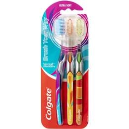 Colgate Toothbrush Advanced Slim Utra Soft 3 Pack