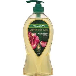 Palmolive Body Wash Shower Gel Luminous Oils Macadamia Peony 750ml