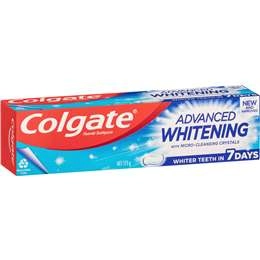 Colgate Whitening Toothpaste Advanced Whitening 115g