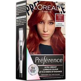 L'oreal Paris Preference Vivids Hair Colour Cherry Red Each