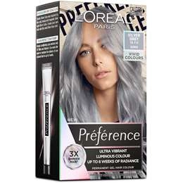 L'oreal Paris Preference Vivids Hair Colour Silver Grey Each