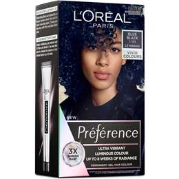 L'oreal Paris Preference Vivids Hair Colour Blue Black Each