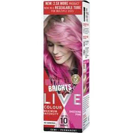 Schwarzkopf Live Colour Ultra Brights Shocking Pink Semi Permanent Each