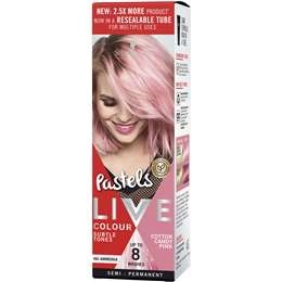 Schwarzkopf Live Colour Pastels Cotton Candy Pink Semi Permanent Each