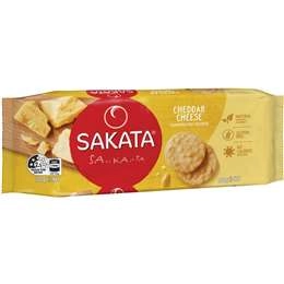 Sakata Rice Crackers Cheddar Cheese 100g