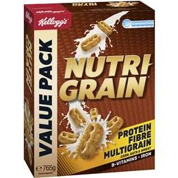 Kellogg's Nutri-grain Protein Breakfast Cereal Large Pack 765g