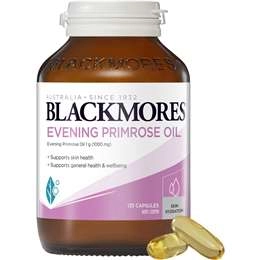 Blackmores Evening Primrose Oil Skin Health Vitamin Capsules 125 Pack