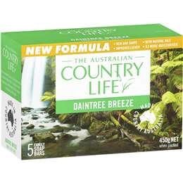 Country Life Family Soap Bars Daintree Breeze 5 Pack