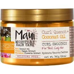 Maui Moisture Coconut Oil Curl Smoothie Hair Mask For Curly Hair 340g