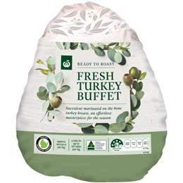 Woolworths Rspca Approved Whole Turkey Buffet 2.6kg - 3.8kg